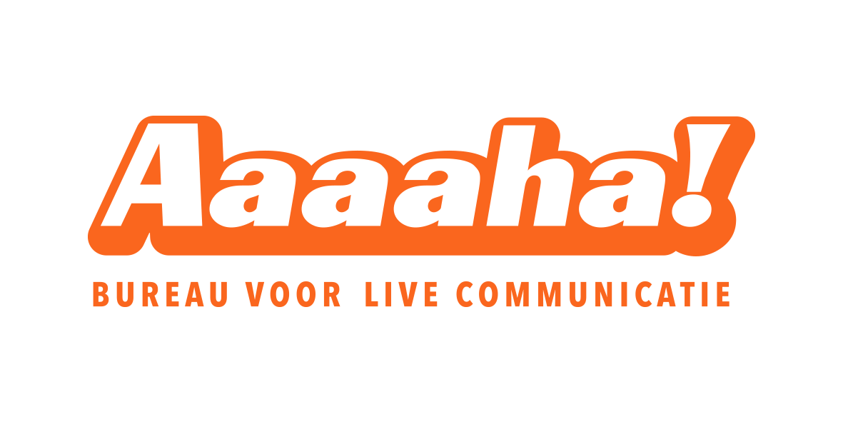 Aaaaha! Bureau voor Live Communicatie logo